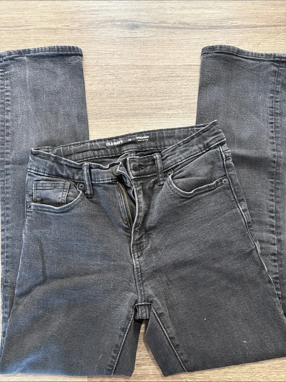 Old Navy Kids Black Slim Straight Jeans